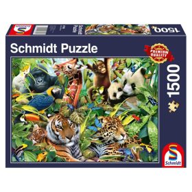   Schmidt Spiele Colorful animal kingdom, 1500 db (57385) Kirakó