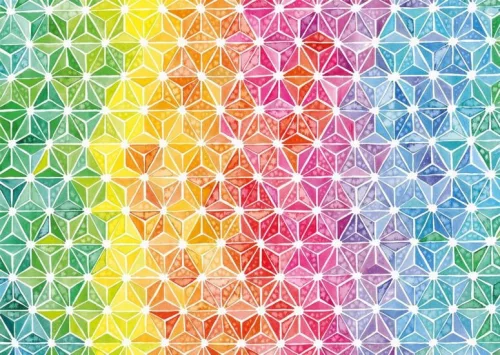 Schmidt Spiele Colourful triangles, 1000 db (57579) Kirakó