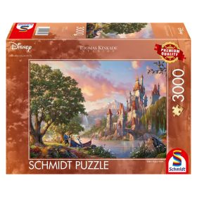   Schmidt Spiele Disney, Szépség és a Szörnyeteg - Belle Varázslatos Világa 3000 db (57372) Kirakó