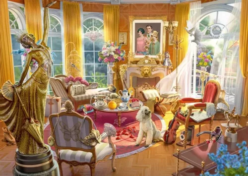 Schmidt Spiele Parlor of the Orchid Estate, Secret Puzzle, 1000 db (59975) Kirakó