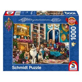 Schmidt Spiele Party in the library, 1000 db (59988) Kirakó