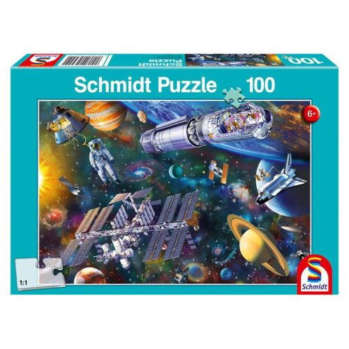 Schmidt Spiele Space fun, 100 db (56455) Gyerek Kirakó