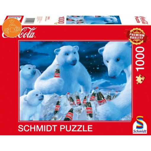 Coca Cola - Polar bears, 1000 db (59913) (Sérült dobozos!)