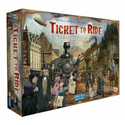 Ticket to Ride Legacy: A Legendás Nyugat társasjáték
