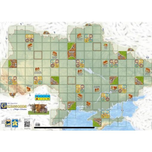 Carcassonne Térkép - Ukrajna kiegészítő