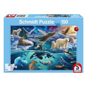   Schmidt Spiele Arctic animals, 150 db (56484) Gyerek kirakó 