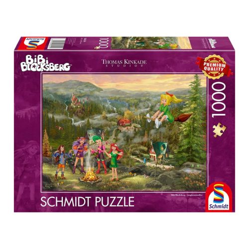 Schmidt Spiele Bibi Blocksberg, Junghexentreffen 1000 db (58424) Kirakó 