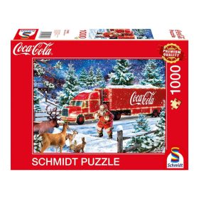   Schmidt Spiele Coca Cola Christmas Truck 1000 db (57598) Kirakó 