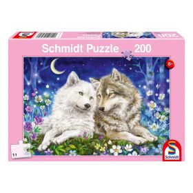   Schmidt Spiele Cuddly Wolf Friends, 200 db (56469) Gyerek kirakó 