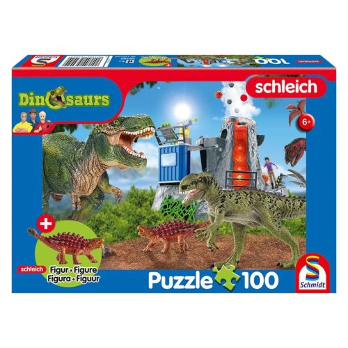  Schmidt Spiele Dinosaurs from Prehistoric Times Saichania, mini), 100 db (56462) Gyerek kirakó 