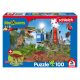  Schmidt Spiele Dinosaurs from Prehistoric Times Saichania, mini), 100 db (56462) Gyerek kirakó 