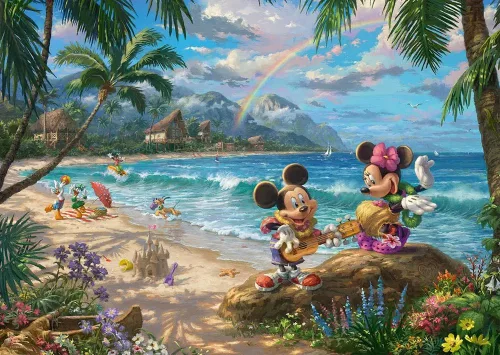 Schmidt Spiele Disney, Minnie & Mickey in Hawaii, 1000 db (57528) Kirakó 