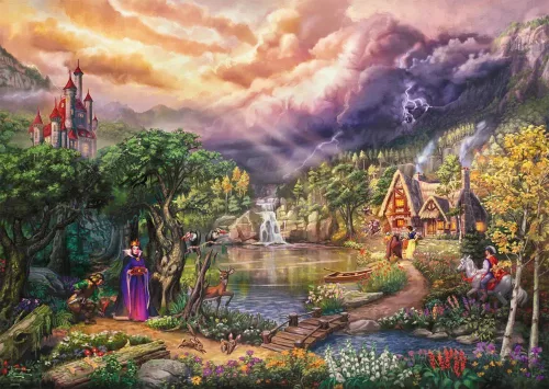 Schmidt Spiele Disney, Snow White and the Queen, 1000 db (58037) Kirakó 