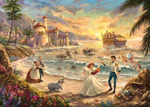 Schmidt Spiele Disney, The Little Mermaid Celebration of Love, 1000 db  (58036) Kirakó 
