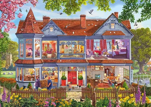 Schmidt Spiele House in springtime 1000 db (59709) Kirakó 