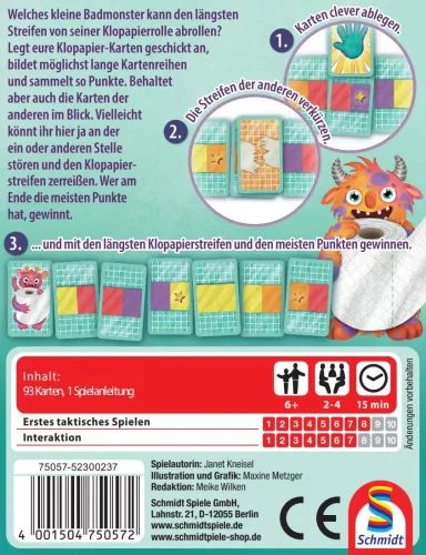 Schmidt Spiele Monsterrolle (75057) Kártyajáték