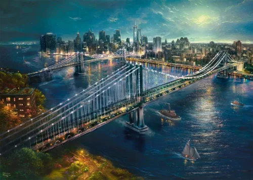 Schmidt Spiele Moonlight over Manhattan 2000 db (58782) Kirakó 
