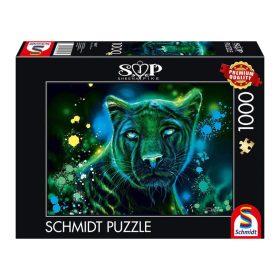  Schmidt Spiele Neon Blue Green Panther 1000 db (58517) Kirakó 