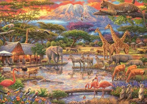 Schmidt Spiele Paradise under Mount Kilimanjaro 500 db (59708) Kirakó 