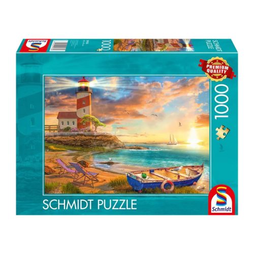  Schmidt Spiele Sunset over lighthouse bay 1000 db (59765) Kirakó 