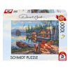  Schmidt Spiele The banks of Loon Lake, New York 1000 db (58530) Kirakó 