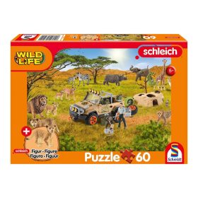   Schmidt Spiele Wild Life, In the Savannah, 60db (lion cub) (56466) Gyerek kirakó 