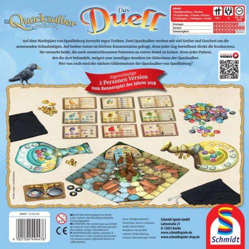 Schmidt Spiele Die Quacksalber von Quedlinburg, Das Duell (49447) Társasjáték  