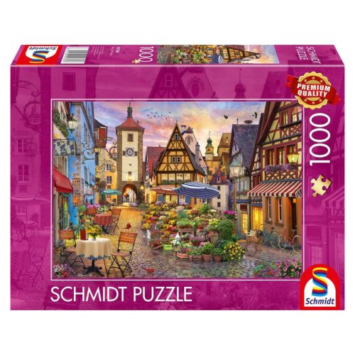  Schmidt Spiele Romantic Bavaria,Rothenburg ob der Tauber 1000 db (59760) Kirakó 