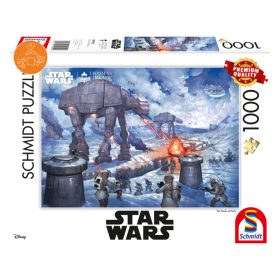   Schmidt Spiele Lucas Film, Star Wars, The Battle of Hoth, 1000 db (59952) (Sérült játék!)