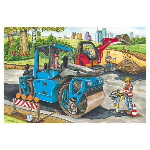 Schmidt Spiele At the building site (56520) 3x48 db  Gyerek kirakó 