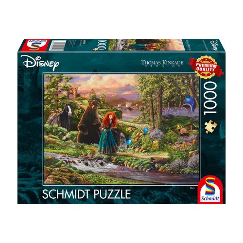  Schmidt Spiele Disney, Brave Merida (58039) 1000 db Thomas Kinkade Kirakó 