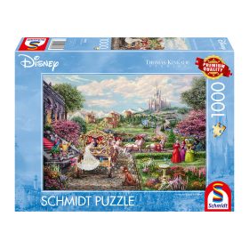   Schmidt Spiele Disney, Cinderella Happily Ever After (58038) 1000 db Thomas Kinkade Kirakó 