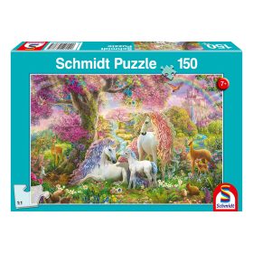   Schmidt Spiele Flowers and unicorns (56387) 150 db  Gyerek kirakó 