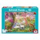  Schmidt Spiele Flowers and unicorns (56387) 150 db  Gyerek kirakó 