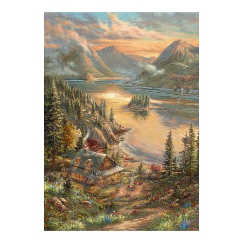 Schmidt Spiele Lakeside Splendor (59710) 500 db Thomas Kinkade Kirakó 
