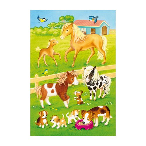 Schmidt Spiele My farmyard friends (56518) 3x24 db Gyerek kirakó 