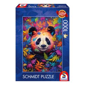   Schmidt Spiele Panda in a rainbow-coloured forest (59781) 1000 db  Kirakó 