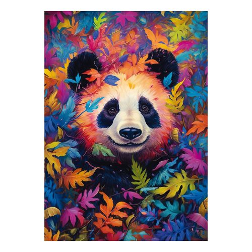 Schmidt Spiele Panda in a rainbow-coloured forest (59781) 1000 db  Kirakó 
