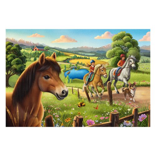 Schmidt Spiele My favourite horses (56519) 3x48 db  Gyerek kirakó 