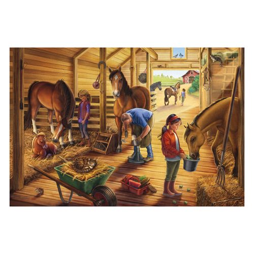 Schmidt Spiele My favourite horses (56519) 3x48 db  Gyerek kirakó 