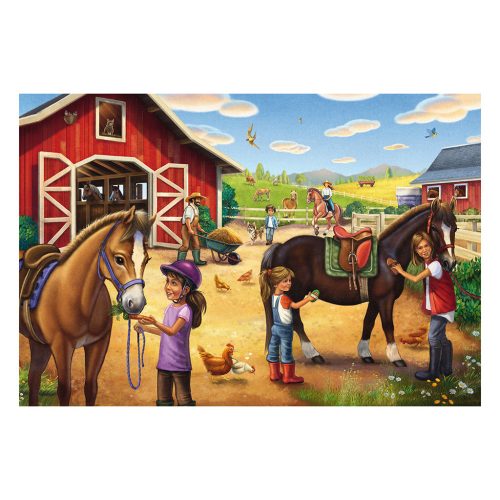 Schmidt Spiele My favourite horses (56519) 3x48 db  Gyerek kirakó 