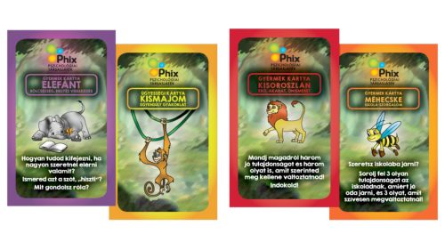 Phix Kisiskolásoknak szóló, önbizalom fejlesztő, lelki problémát kezelő társasjáték