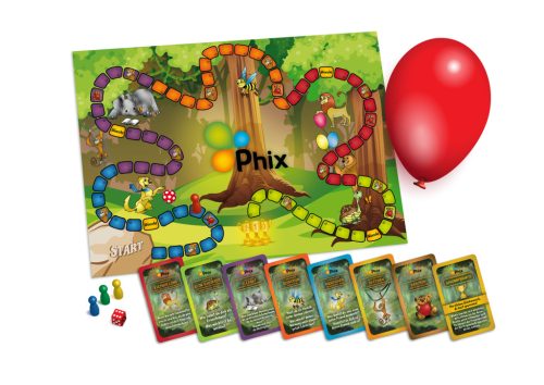 Phix Kisiskolásoknak szóló, önbizalom fejlesztő, lelki problémát kezelő társasjáték (német nyelvű kiadás)