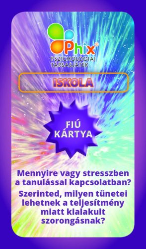 Phix Kiskamaszoknak Önbizalom- és kommunikációs készségfejlesztő pszichológiai társasjáték