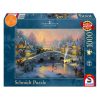 Schmidt Spiele Spirit of Christmas, Thomas Kinkade, 1000 db (58450) (Sérült dobozos!)
