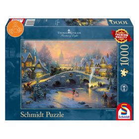   Schmidt Spiele Spirit of Christmas, Thomas Kinkade, 1000 db (58450) (Sérült dobozos!)