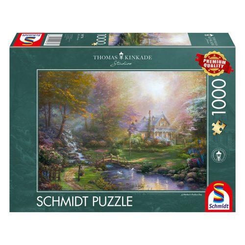  Schmidt Spiele A Mother's Perfect Day (59776) Kirakó 1000 db Thomas Kinkade 