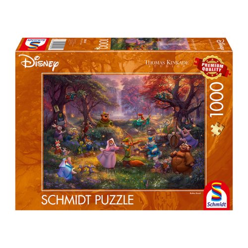 Schmidt Spiele Disney, Robin Hood (58040) Kirakó 1000 db Thomas Kinkade 