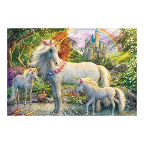 Schmidt Spiele Einhornstute mit zwei Fohlen 200 db (56540) Gyerek kirakó  