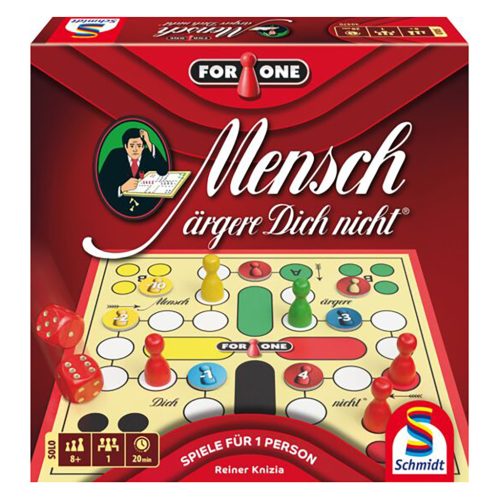  Schmidt Spiele For One, Mensch ärgere Dich nicht®  (49470) Társasjáték  